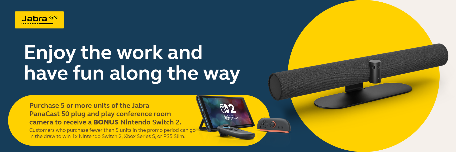 Jabra PanaCast 50 Plug and Play Console BONUS